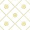 Rosette Grid Wallpaper Wall Stencil | 2458 by Designer Stencils | Pattern Stencils | Reusable Stencils for Painting | Safe & Reusable Template for Wall Decor | Try This Stencil Instead of a Wallpaper | Easy to Use & Clean Art Stencil Pattern